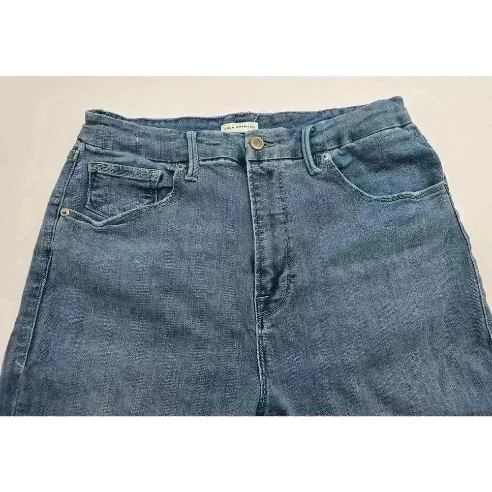 Good American Women's Size 15 Good Waist Light Compression Skinny Jeans GW504T - Picture 6 of 10